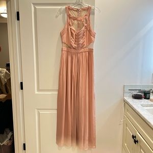 Dusty pink gown
